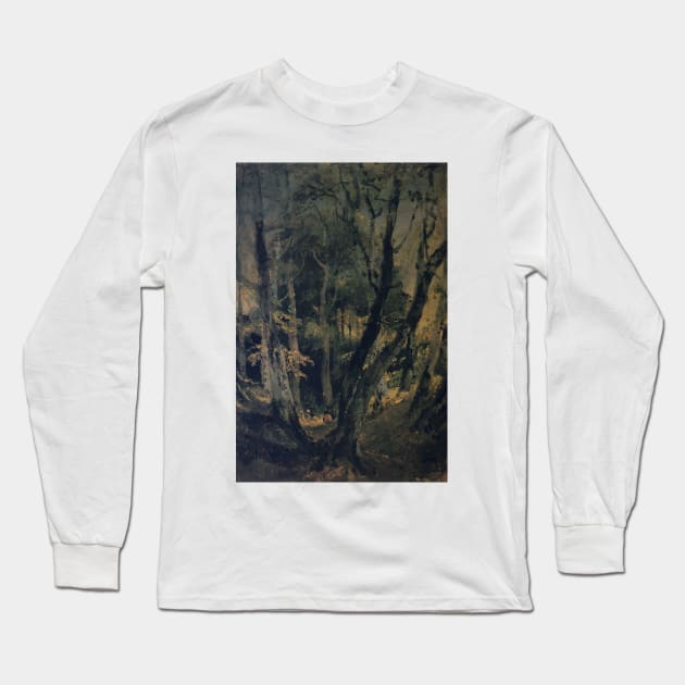 A Beech Wood with Gipsies Seated in the Middle Distance, 1799-1801 Long Sleeve T-Shirt by Art_Attack